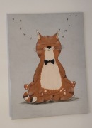 Obraz kota, farby akrylowe, płótno 80/60cm