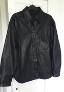 Czarna-kurtka-koszula- S--PULL&BEAR