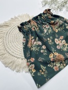 Spódniczka handmade kwiaty 80 z falbanką