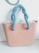 O bag brzoskwiniowy phard mini pikowany