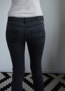 Skinny jeansy szare Review r. 28 LONG