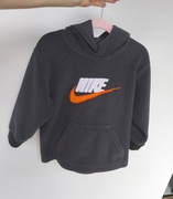 Nike bluza polar z kapturem logo szara unisex dziecięca