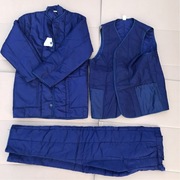 Ubranie ocieplane robocze drelichowe trzyczęściowe MADA kufajka spodnie