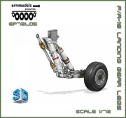 Golenie podwozia do F/A 18 z Academy  1/72