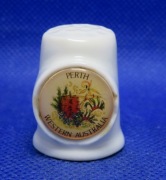 Naparstek Kolekcjonerski Porcelanowy - Perth  Australia