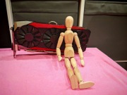 Kultowy R9 390 Rog Strix od asusa PLOMBY.