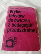 Książka wybór tekstów do ćwiczeń z pedagogiki prze