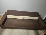 Sofa BRW Reset brązowa rozkladana