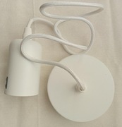 Lampa wisząca - sufitowa - biała - zwis - uniwersalna - ponadczasowa