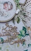 Kartka okolicznościowa handmade na chrzest, pamiątka chrztu świętego