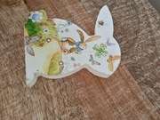 Radosny zając wielkanocny - decoupage