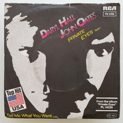Daryl Hall John Oates – Private Eyes singel 7” [EX-]