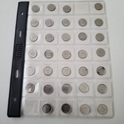 Holandia 10 cent, Rocznikowy komplet monet z lat 1950 - 1980 32 szt