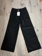 czarne dzianinowe spodnie szwedy M L nowe z metką