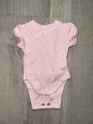 Body krótki rękawek różowe w kropeczki Primark r56