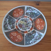 Azjatycki talerz dekoracyjny 