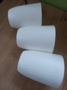 Zestaw 3 doniczek plastikowych bez podstawek