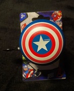 Dzwonek do roweru retro z motywem Kapitana Ameryki