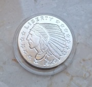 Indianin Srebro uncja 1 oz moneta 2