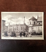 Przedwojenna pocztówka Lwów Plac Bernandyński