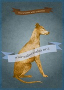 chart whippet plakat grafika