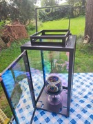 Lampion metal-szkło