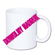 Kubek biały dowolny nadruk sublimacja