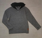 VARDE NORWAY SOLIDNY CIEPŁY SWETER NORWESKI 