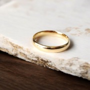 Minimalistyczny pierścionek damski stal chirurgiczna rozmiar 7