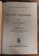 Katalog rękopisów Biblioteki Narodowej. Tom IV