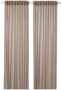 Nowe IKEA SILVERLONN Zasłony 2 Szt. Beżowy 145x300 cm KOMPLET ZASŁON 
