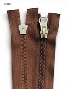 Zamek błyskawiczny spiralny dwusuwakowy  “YKK” 75cm #5, bordowy