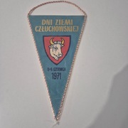 Proporczyk dni ziemi człuchowskiej 1971r Człuchów