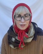 Balaclava, komin, kaptur, jesień, zima, rękodzieło