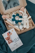 Zestaw prezentowy na Baby Shower narodziny dziecka box dla niemowlaka