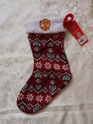 (UNIKAT)Świąteczna skarpeta Manchester United.Premiership.Boże narodzenie
