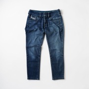 Diesel jeansy damskie granatowe W28 L32 premium niski stan bawełna casual