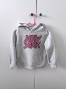 Bluza chłopięca kangurka z kapturem szara h&m 110/116