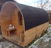 Sauna drewniana ogrodowa