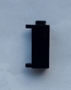 LEGO 3581 Klocek z zaczepami na drzwi czarny 3053