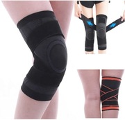 ORTEZA KOLANA STABILIZATOR STAWU KOLANOWEGO OPASKA ELASTYCZNA NA KOLANO L