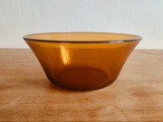 Misa szklana miodowożółta typu Duralex