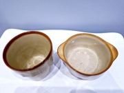 Stary ceramiczny zestaw śniadaniowy Tułowice