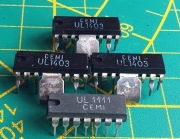 Zestaw 3szt. UL1403P 1szt. UL1111 gramofon Adam Unitra Cemi NOS 