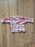 Eevi bluzeczka różowa kwiaty bawełna 56 