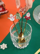 4 szt. Świąteczne łyżeczki 