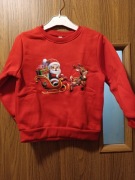 Dziecięca bluza Mikołaj renifer sanie święta mikołajki 