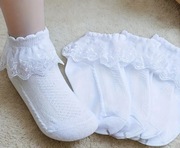 Nowe skarpetki z koronką 5 par komplet 4-6lat