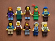 Lego seria Castle - figurki ze średniowiecznej wioski 10 sztuk