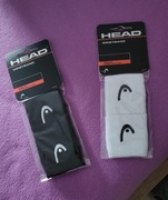 Frotki na nadgarstek HEAD Wristband 2 szt. (komplet) tylko białe